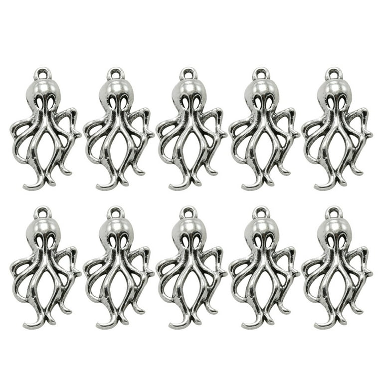 20pcs Antique Silver Alloy Poodle Dog Charms Pendants Jewellery Craft Making 